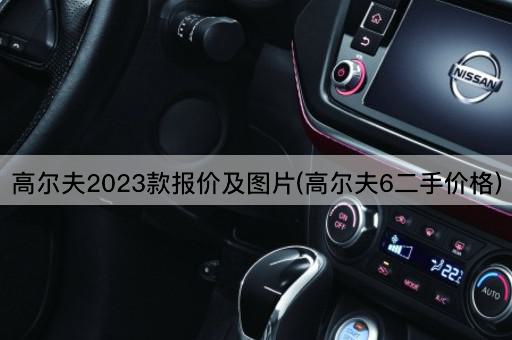 高尔夫2023款报价及*(高尔夫6二手价格)