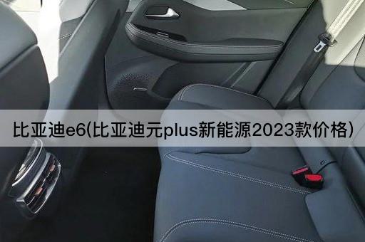 比亚迪e6(比亚迪元plus新能源2023款价格)