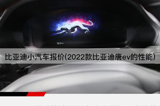 比亚迪小汽车报价(2022款比亚迪唐ev的性能)