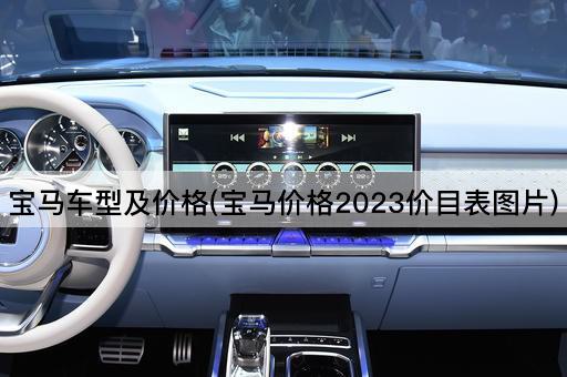 宝马车型及价格(宝马价格2023价目表图片)