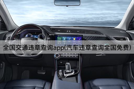 全国交通违章查询app(汽车违章查询全国免费)