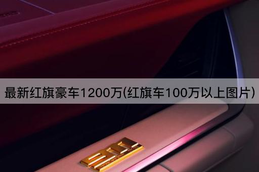 最新红旗豪车1200万(红旗车100万以上图片)