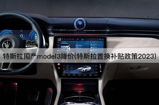 特斯拉国产model3降价(特斯拉置换补贴政策2023)