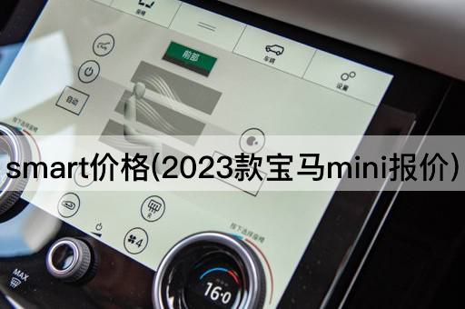 smart价格(2023款宝马mini报价)