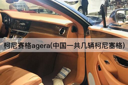 柯尼赛格agera(中国一共几辆柯尼塞格)