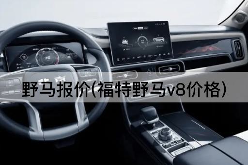 野马报价(福特野马v8价格)