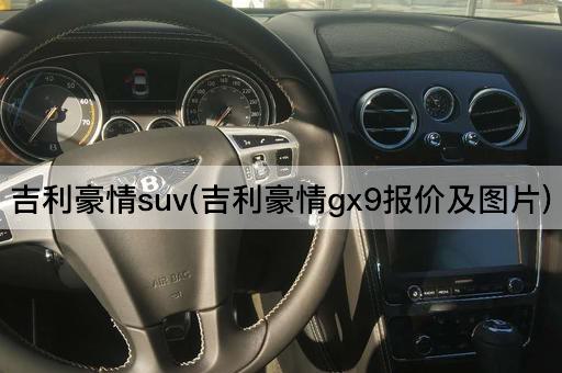 吉利豪情suv(吉利豪情gx9报价及图片)