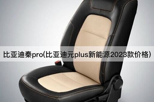 比亚迪秦pro(比亚迪元plus新能源2023款价格)