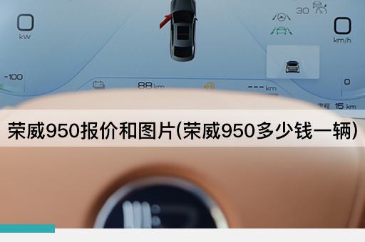 荣威950报价和图片(荣威950多少钱一辆)