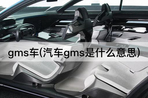 gms车(汽车gms是什么意思)